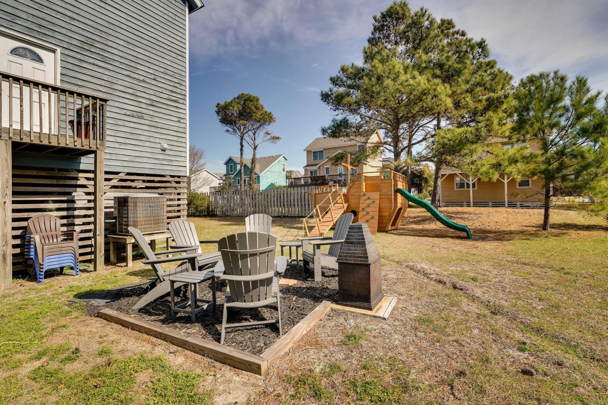 Dunn Dreamin Hot Tub, Pirate Fort, And Fire Pit! Nags Head Eksteriør bilde